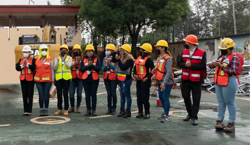 Se dio el banderazo para la demolición de la Escuela Primaria Herminio Chavarría, en Iztapalapa