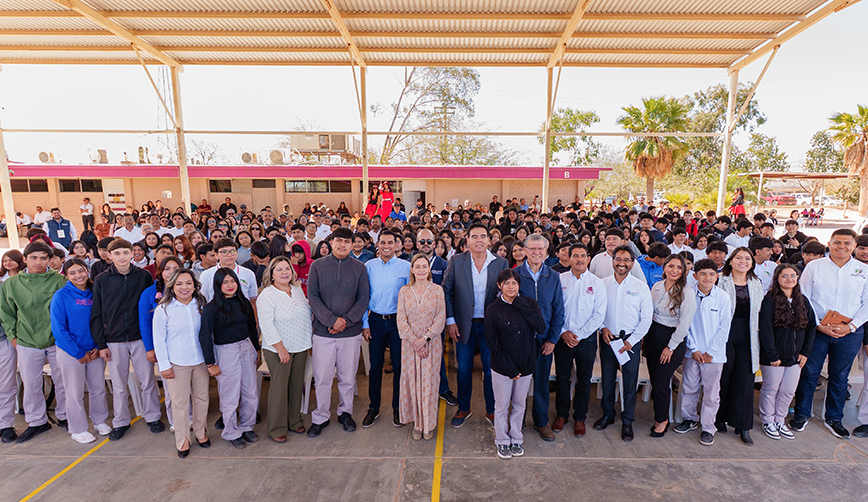 Gobierno de Sonora refrenda su compromiso social con la histórica transformación educativa de Caborca: SEC