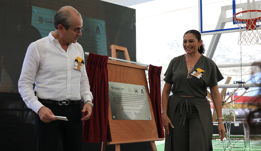 Cinco comunidades educativas de Kanasín, Yucatán, celebran el reconocimiento del hábitat educativo